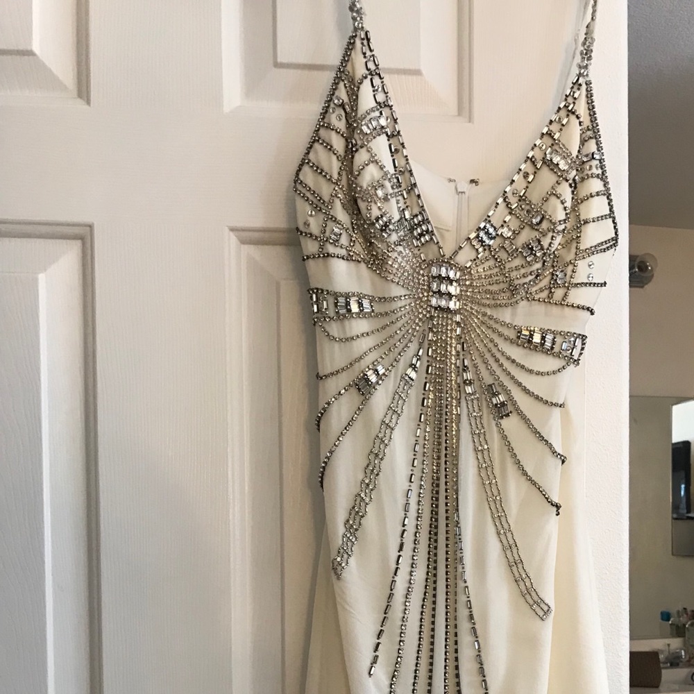 Mandalay white sequins dress.